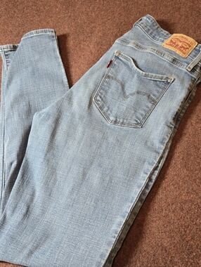 Levi's 721 31x31 Marked 31x32 But Shrink Skinny Jeans Light Wash